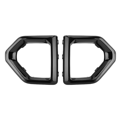 aqxreight Fog Light Outer Bezel Cover 84176753 84176752 Left Right Fog Lamp Bezel Trim Replacement for 1500 Base SLT Electroplated SLT 2022 XL Replacem Light Outer CoverFront (Glossy Black) miniatura 6