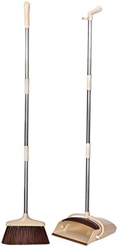 XXFLOWER Besen & Kehrschaufel Set Mit Teleskopstiel - 140cm Kehrset Für Haushalt & Büro