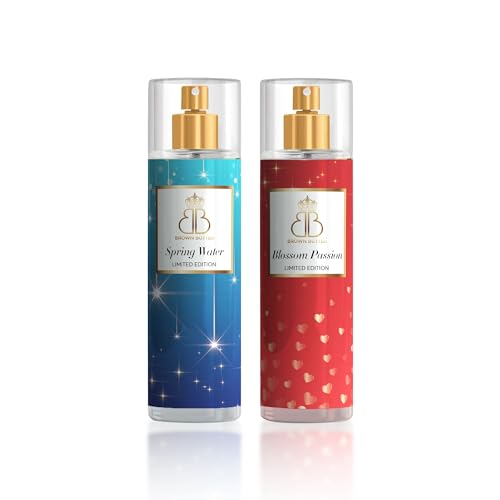 Image of Brown Butter- Body Mist For Women & Men Perfume | Long Lasting fragrance | Instant Mood Lifter | Cruelty Free | 200 ml Spring Water, Blossom- Pack Of 2