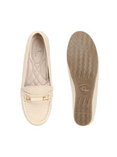 Image of Carlton London Women Comfortable Slip On Flat Loafer Ballet with Heels, for Party and Wedding, Casual and Formal Occasions