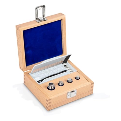 Kern 324-02 1-50 g F1 Class Set of Weight in Wooden Box with Stainless Steel