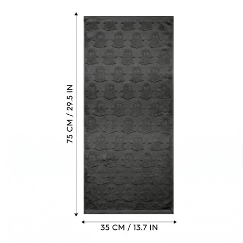 2 Pcs 3D Ghost Jacquard Hand Towels for Bathroom - image 6