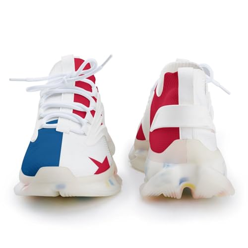 Flag of Panama Comfortable Running Shoes for Men Quick Dry Non-Slip Tennis Gym Sneakers3