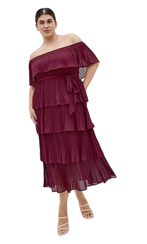 Image of City Chic Women's Plus Size Night Garden Dress