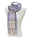 Wander Agio Women's Fashion Scarves Long Shawl Winter Thick Warm Knit Large Scarf Plaid Purple 14