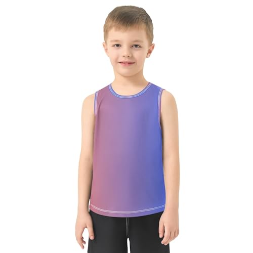 J JOYSAY Green Drake Gradient Boys Tank Top Sleeveless Muscle Shirts Quick Dry Kids T-Shirts 3-15T2