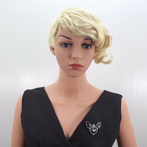 PACKOVE Fledermaus Gothic Brosche Mode Party Pin Für Frauen Halloween Dekorative Weiß K