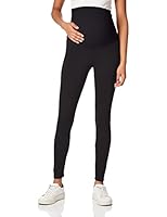 Motherhood Maternity Women's Essential Stretch Full Length Secret Fit Belly Leggings Black