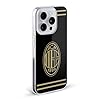 Head Case Designs Licenza Ufficiale AC Milan Nero E Oro Stemma Custodia in Gel [Protezione di Grado Militare] Compatibile con Apple iPhone 17 PRO Max E Compatibile con MagSafe