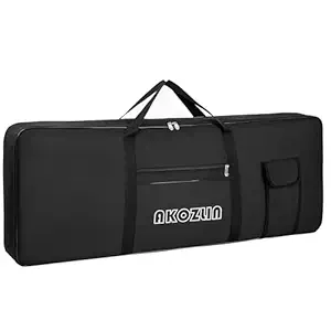 AKOZLIN 76 Portable Padded Keyboard Case Bag,Update Version Electric Piano Keyboard Gig Bag 46