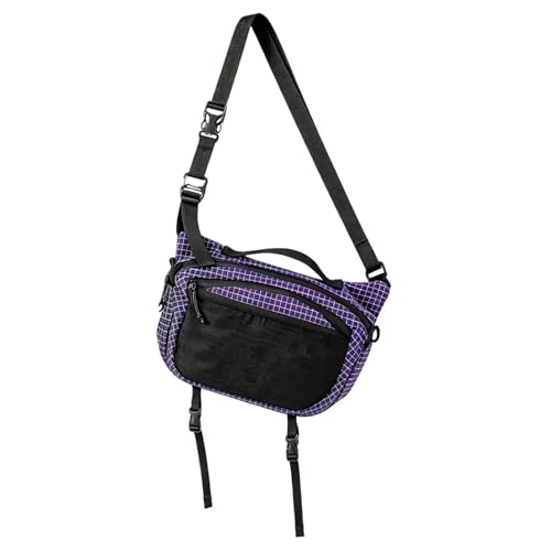 de pecho para hombre | Bolsillo impermeable transpirable | Chaleco ligero de senderismo | para adultos senderismo viaje camping pesca ciclismo deporte viajes viajes diarios, Violeta, Se référer