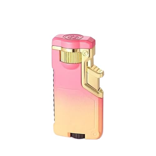 Encendedor retráctil multicolor de tres llamas