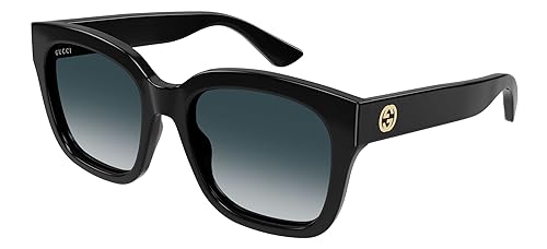 Gucci GG1338SK 003 Black/Grey Square 54mm Women's Sunglasses