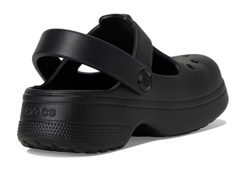 Crocs Unisex Kids Clog, Classic Mary Jane Clog T, Black, 9 UK Child