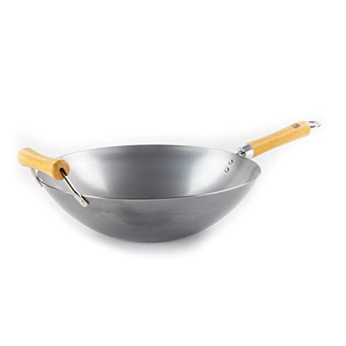 14"/36cm Carbon Steel Wok