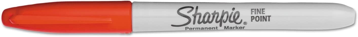 Sharpie Super Permanent Markers, 10 Red Markers (33002)