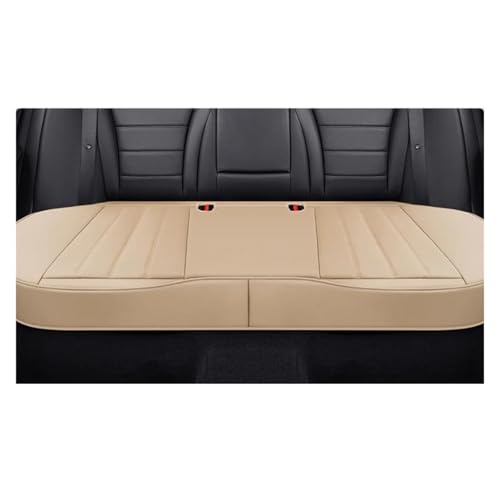 Housses siège voiture anti-tache en cuir PU beige pour Toyota Camry et CHR