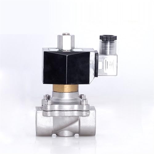 Électrovanne acier inoxydable 304 normalement ouverte NO 1/2 NPT 240VCA