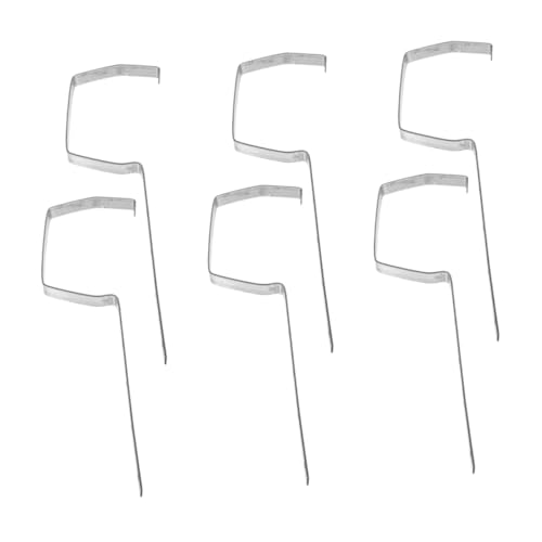 NUOBESTY 6 Soportes Para Canaletas De Lluvia: Soporte Metálico Resistente Para Canaletas, Ideal Para Uso Doméstico E Industrial, Para Reparar Estructuras De Edificios Hundidas.