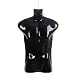 GOCHUSX 5-Packs Hanging Mannequin, Dress Form with Hanger Hookï¼ŒHollow Back Mannequin Torsoï¼ŒThickened Plastic Torso Form Display ( Color : Black , Size : 25PCS )
