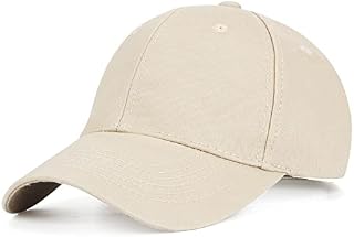 SSTREE Unisex Cotto Baseball Cap Snapback for Men and Women 100% Cotton 6 Panel Adjustable Sport Casual Sun Visor Hat