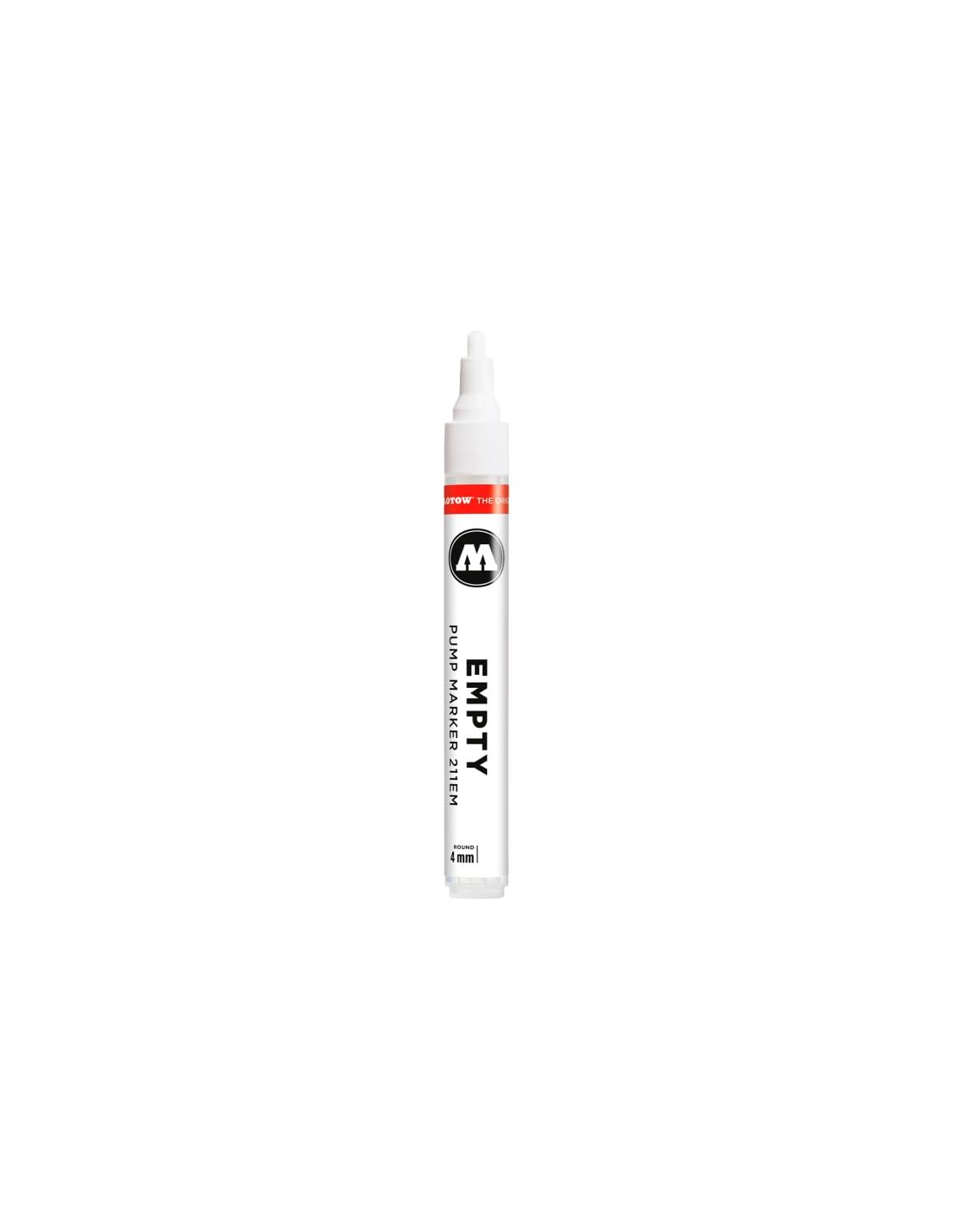 Molotow - Round Tip Marker, Empty Marker that can be filled with colors, 0.1 x 0.1 x 0.1 cm