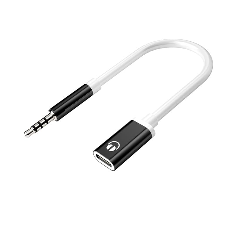 3.5mm Headphone Jack Adapter Male to TypeC Female Audio Cable Cord USB C to Aux Audio Dongle Cable Cord Compatible with NO DAC Phone