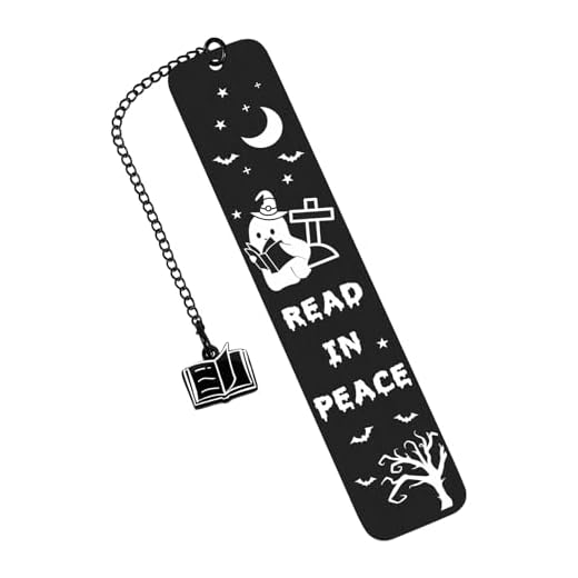 Presentes de Halloween, cestos assustadores para mulheres, para ela, ele, marcadores engraçados de Halloween assustadores para amantes de livros, amantes de terror, presentes temáticos de Halloween,