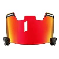 BARNETT Reve Visier für American-Football-Helm (Rot)