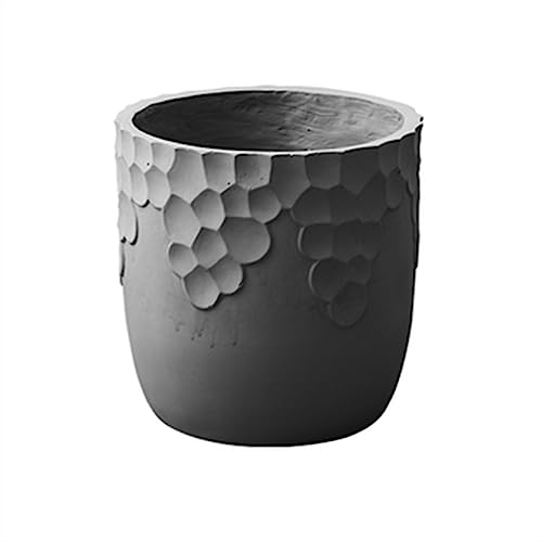 Macetas para flores Macetas for Plantas Patrón De Uva Color Sólido Redondo Encantadoras Macetas Decoración Simple Jardineras Grandes Hogar Maceta De Cultivo De Plantas Verdes Grandes Macetas Interior