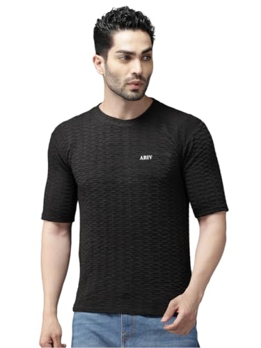 Image of TICOSS Men's Polyester Regular Fit T-Shirt