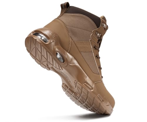 Image of LARNMERN Steel Toe Work Boots Men Water Resistan Shoes