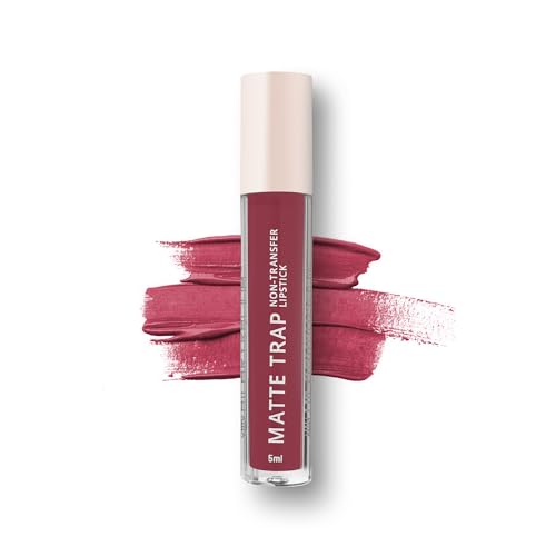 Hilary Rhoda Matte Trap Liquid Lipstick | Non-Transfer & Waterproof Lipstick | 8-Hour Long Stay | Non-Drying Formula | 5ml (Nude Chilli – Shade 09)