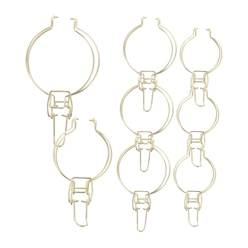 Cabilock 8 Piezas Clip de Alambre Inoxidable para Tarros de Vidrio de Boca Ancha de Repuesto para Sellado Hermético Accesorios de Almacenamiento de Alimentos Abrazaderas Resistente y