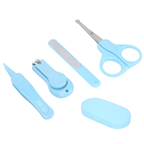 Cortador de unhas para bebês, conjunto de manicure para bebês de aço inoxidável preciso e bastante s