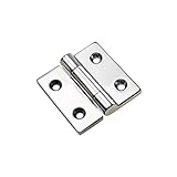 Industrial Heavy-Duty Machinery Equipment 304 Stainless Steel Large Hinge 4 Inches 1Pcs(100x100)