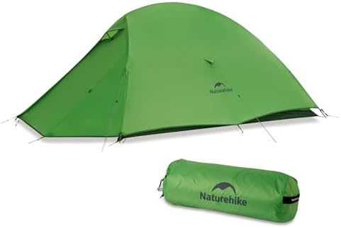 Naturehike Cloud Up 2 Tent, 2 Man Lightweight Camping Tent, Easy ...