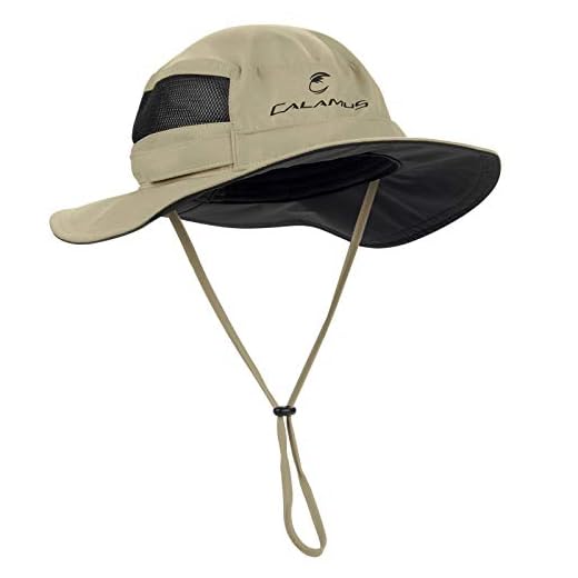 Calamus UPF 50 Boonie Sun Hat– Sun Protection Hat, Fishing Hat, Beach & Hiking Hat, Golf Hat, Hunting Hat, Paddling, Rowing, & Kayaking - Kaki