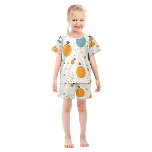 senya Short Sleeve Pajamas Sets Summer Cotton Sleepwear Blue Grey Orange3