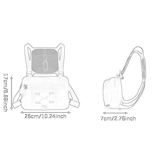 Porta binoculares con bolsillo para accesorios estuche impermeable amarillo 3