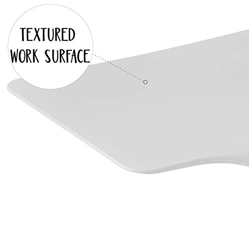 Image of ECR4Kids The Surf Portable Lap Desk /Laptop Stand /Writing Table, Powder White