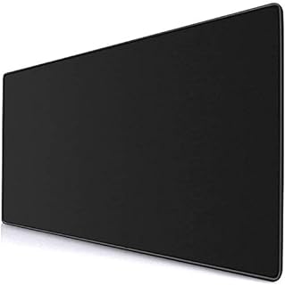 YEBMoo Gaming Mouse Pad XXL Extended Desk Pad & Thick Large (900x400x3 mm) Computer Keyboard Mousepad Mouse Mat (90x40Black)