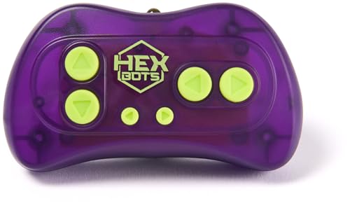 HEX BOTS - Gecko Radiocommandé Phosphorescent Qui Rampe sur Le Sol Et Les Murs - Lézard Télécommandé avec Yeux Lumineux - Pilotage Facile - Câble USB Inclus - Jouet Enfant 4 Ans et +