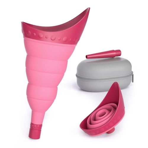 TRIPTIPS Pee Conch Foldable Female Urinal Device Portable Urinal for