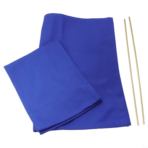 Oniissy Kit de fundas de repuesto de lona para silla, kit de fundas de asiento de silla lavables, funda de lona de repuesto para asiento de silla de director, diseño clásico de rayas azules y blancas,