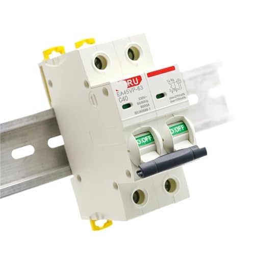 Disjoncteur protection surtension et sous-tension AC MCB 230V 50A Type C