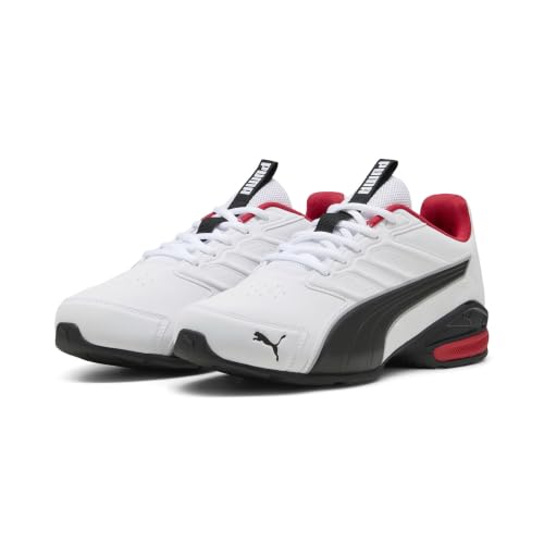 PUMA Electro SL - Scarpe da Corsa Unisex, Colore: Bianco e Nero, per Tutti i Tempi, Rosso, Taglia 38, Puma White PUMA Black for all Time Red, 38 EU