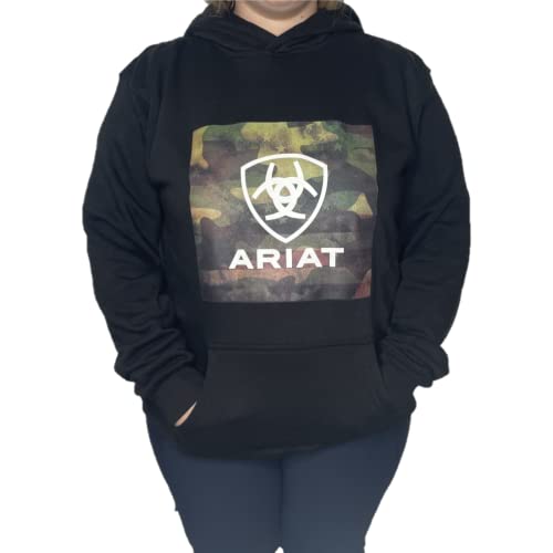Ariat Male Protect and Serve Block Hoodie Black Large