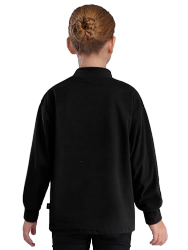 Kaerm Kids Boys Girls Mock Neck Long Sleeve Sweatshirt Thermal Pullover Shirt Underwear Youth Undershirt2