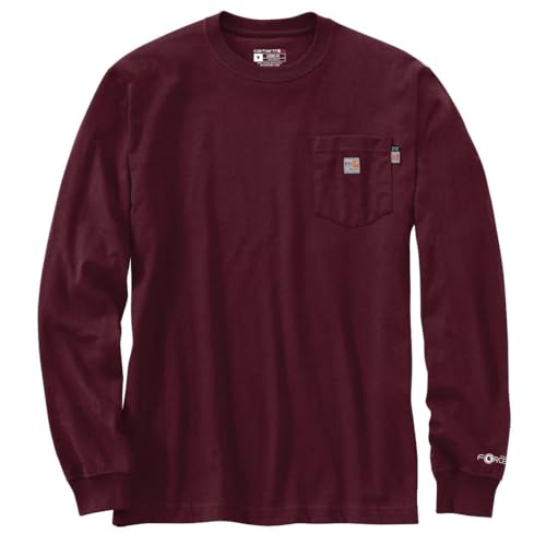 Carhartt Men's Flame Resistant Force Loose Fit Long-Sleeve Lightweight Eagle Graphic T-Shirt2